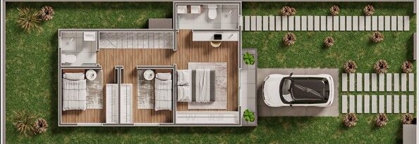 Casa, 3 quartos, 107 m² - Foto 7