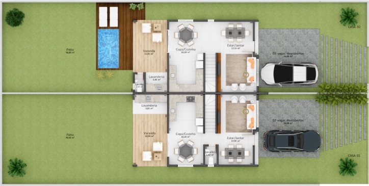 Casa à venda com 3 quartos, 130m² - Foto 3